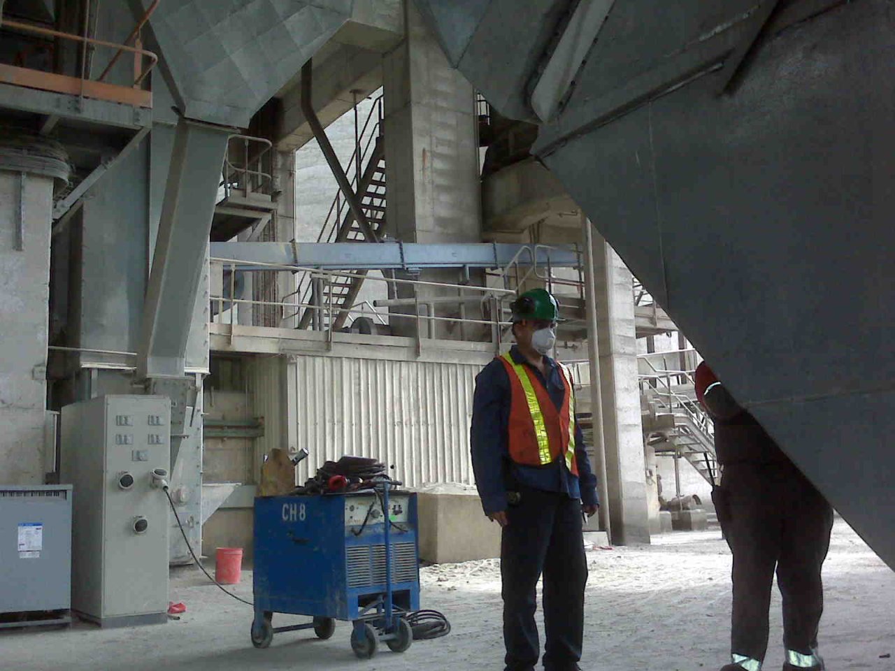 Mantenimiento en planta cementera